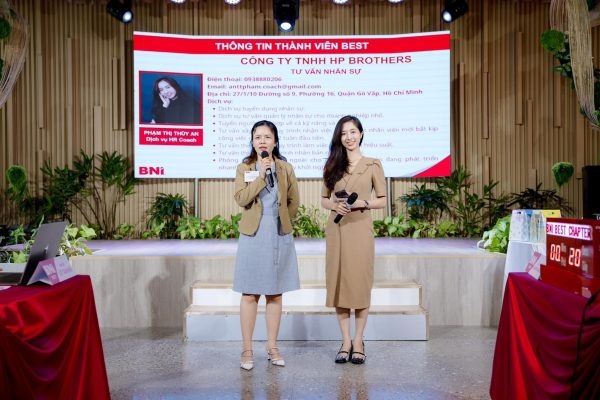 An Phạm giới thiệu dịch vụ tư vấn nhân sự tại BNI