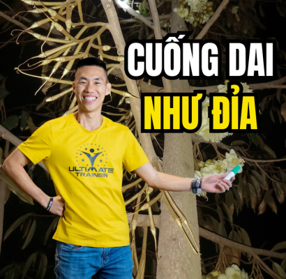 cuống dài như đỉa nhưng vẫn rụng trái sầu riêng