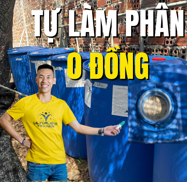 Phạm Đức Thiện hướng dẫn tự làm phân 0 đồng theo phương pháp hữu cơ bậc cao cho sầu riêng
